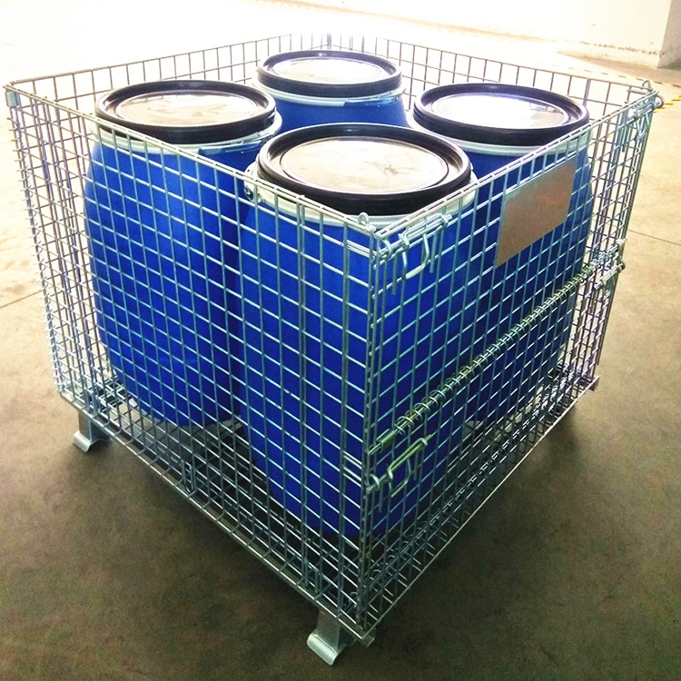 Lockable Storage Transport Cage for Warehouse
