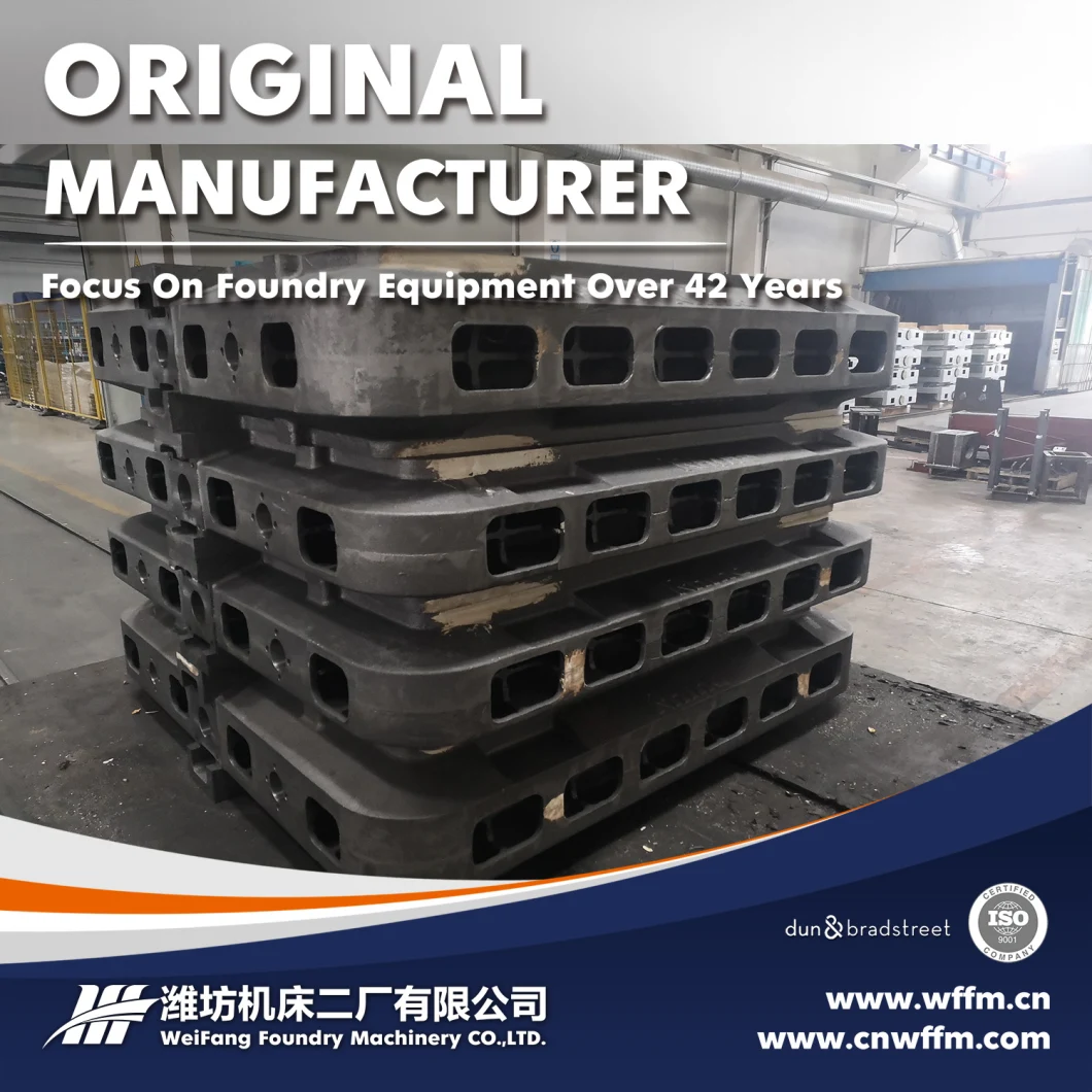 Cast Iron Mould Box Assembly 1000X1000X250 and Pallet Car Top